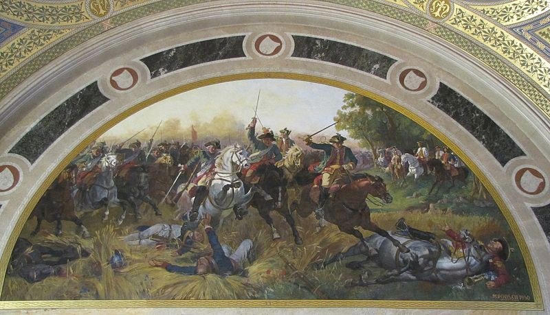 Wandgemälde – Schlacht von Kolin / HGM